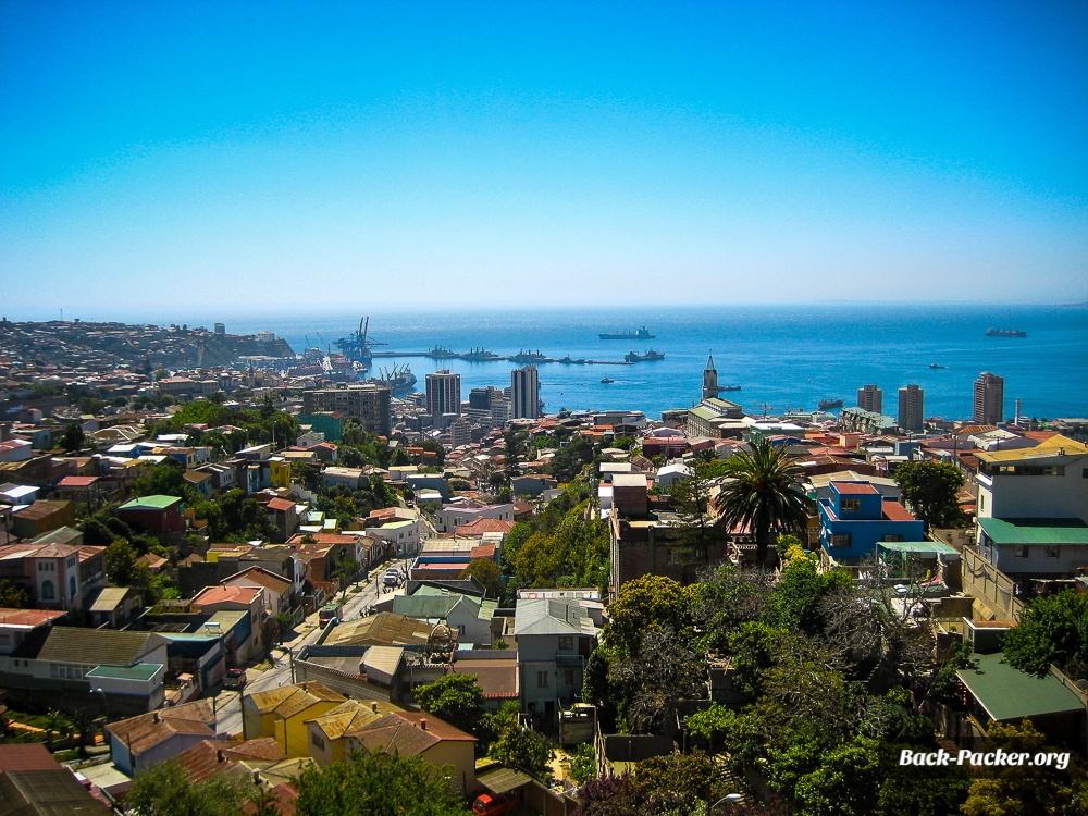 Valparaiso as seen from the house of Pablo Neruda
