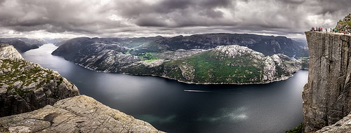 The stunning Lysefjord in Norwa