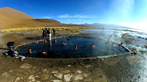 Termas de Polques hot springs (4400m) - the last stop was meant to be used for relaxation