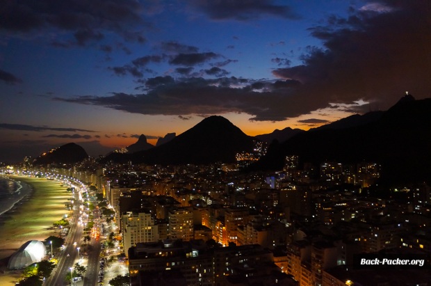 Rio de Janeiro-nacht