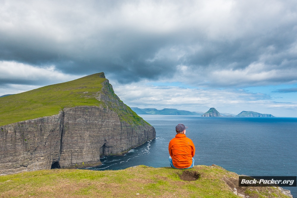 clifss of traelanipa at the faroe islands