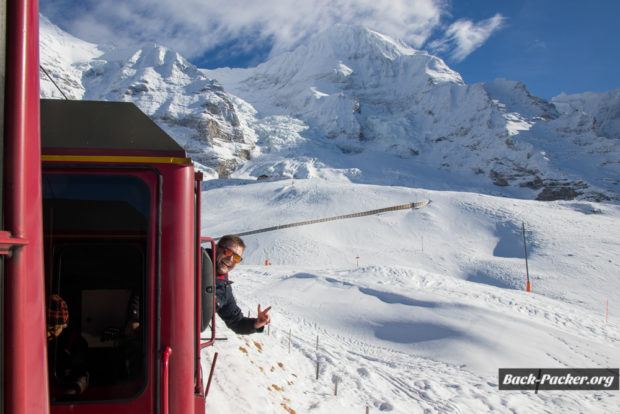 Mit der Jungfraubahn geht es hinauf aufs Jungfraujoch - der Bau der Strecke dauerte ganze 16 Jahre