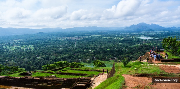 Die Aussicht von Sigiriya ist atemberaubend!