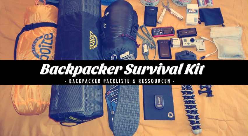 Backpacker Packliste & Ressourcen