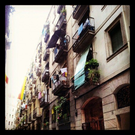 Raval Quarter in Barcelona