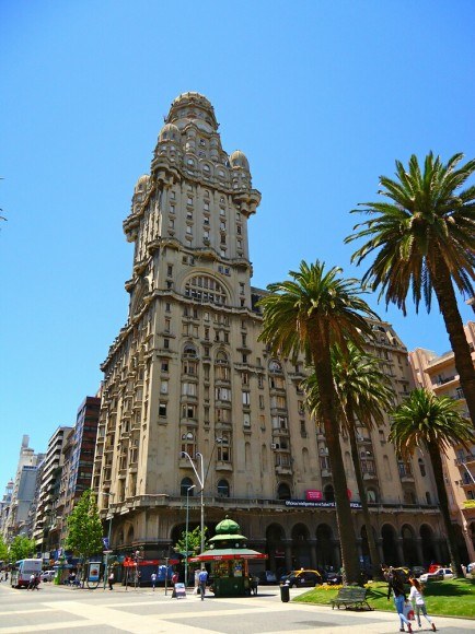 The Palacio Salvo is the landmark of Montevideo and has once been the highest building of South America