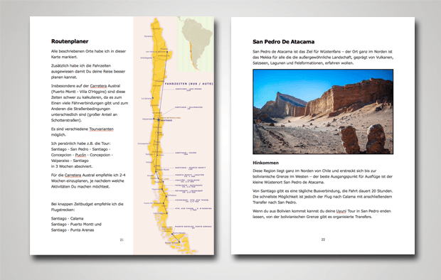 Routenplaner & Anfang Reiseführer San Pedro de Atacama