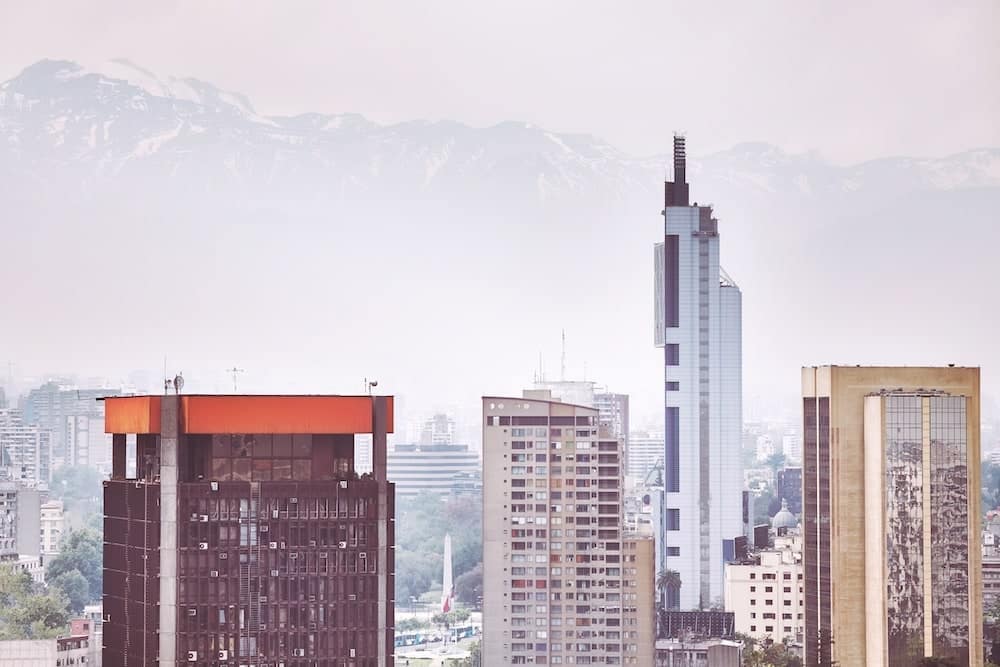 Hochhäuser in Santiago de Chile
