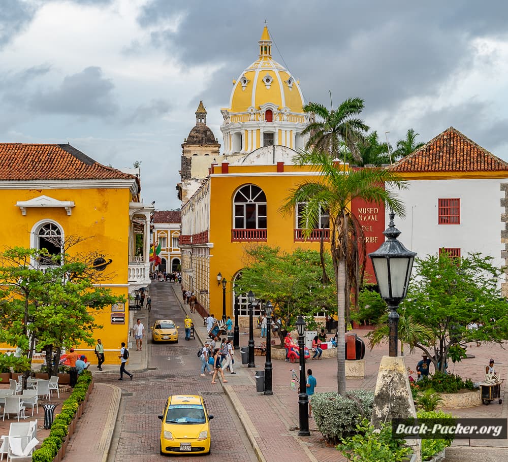 ein der sehenswürdigkeiten in kolumbien ist die hübsche altstadt