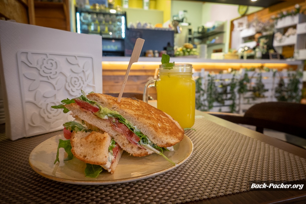 Sandwich in der Frutaria Lissabon