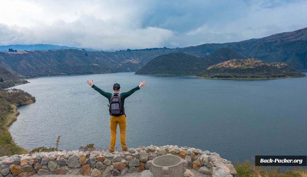 The Cuicocha crater lake with it's islands is one of the spots for landscape photographers!