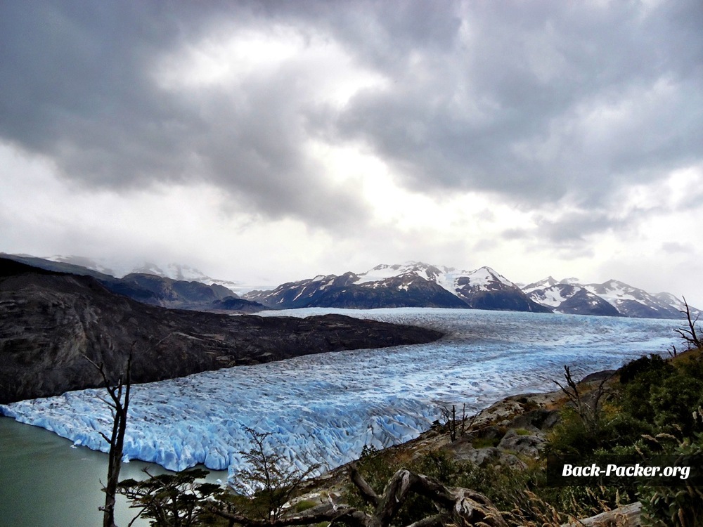 ..and this is the source of those icebergs - the Grey Glacier