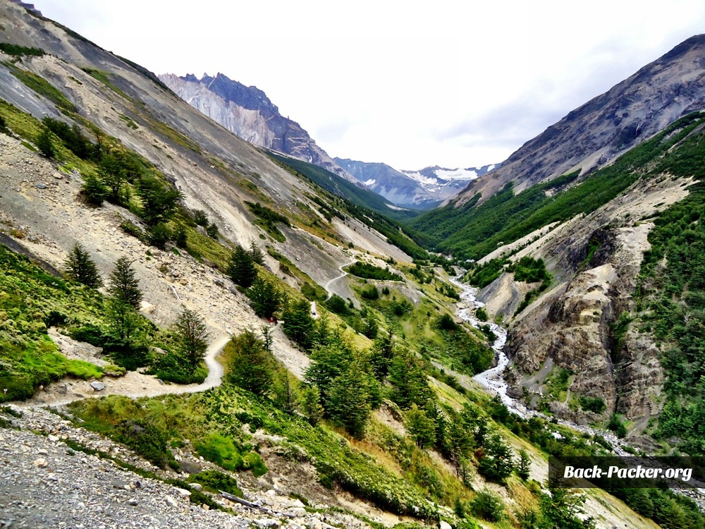 Day 3: At the end of this Valley you make you way up to the fab Torres!