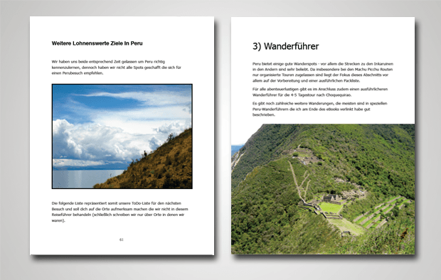 Packliste für Wanderungen & Wanderführer Ushuaia (1/4 Seiten)
